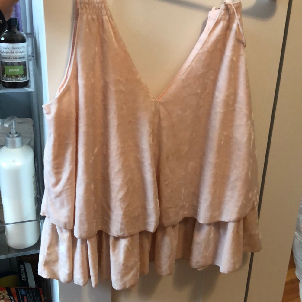 Aerie Suede Flowy Tank Top